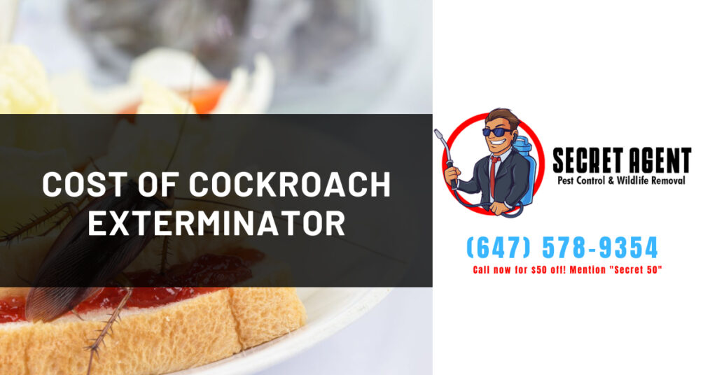 Cockroach Exterminator Cost Secret Agent Pest Control