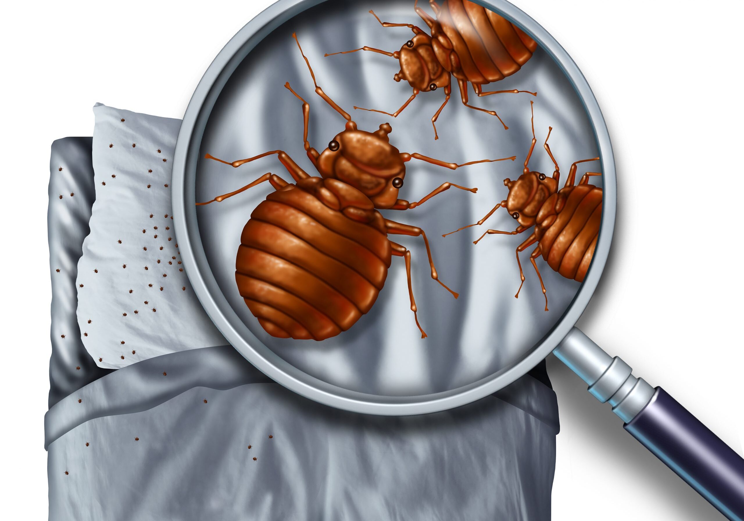 bed bug in pillow